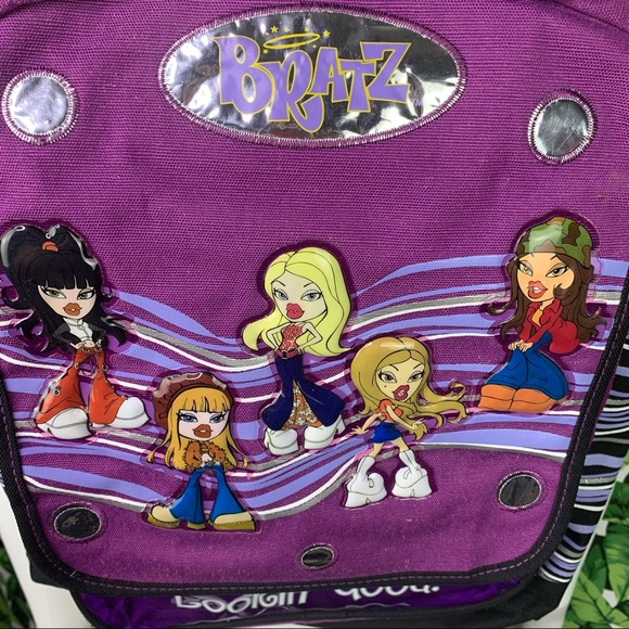Retro 2003 Bratz Book Bag Y2K 2000s Lookin' Good Stylish Fashion Backpack - Picture 6 of 13